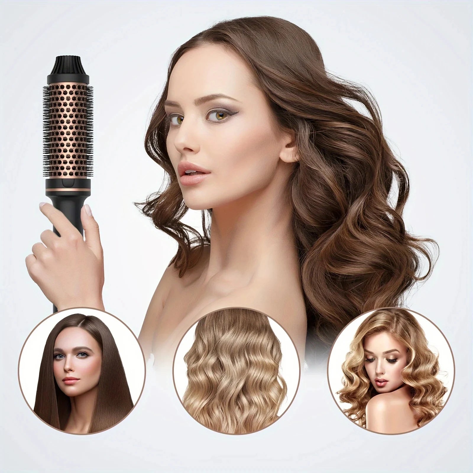QuickStyle Travel Heated Volumizing Hair Brush
