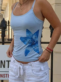 Summer Floral Crop Tank